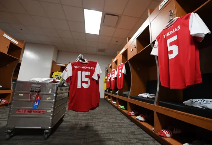 Framed Print : Arsenal vs. Chelsea: Florida Cup 2022-23 - A Peek into Arsenal's Changing Room Framed Print : Arsenal vs. Chelsea: Florida Cup 2022-23 - A Peek into Arsenal's Changing Room