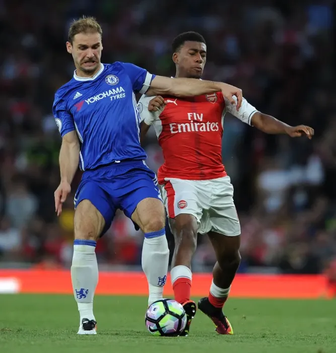 Framed Print : Arsenal vs. Chelsea: A Football Rivalry at the Emirates (2016-17)
