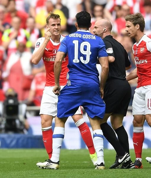 Arsenal vs. Chelsea: Holding vs. Costa - The FA Cup Final Showdown