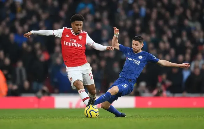 Framed Print : Arsenal vs. Chelsea: Intense Battle at Emirates Stadium, December 2019