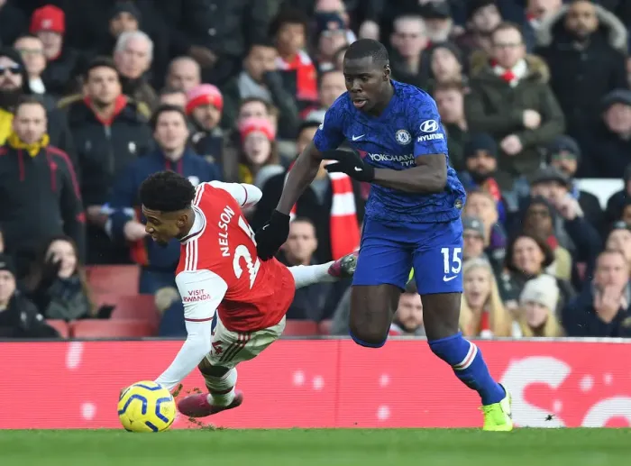 Framed Print : Arsenal vs. Chelsea: Intense Clash in the Premier League