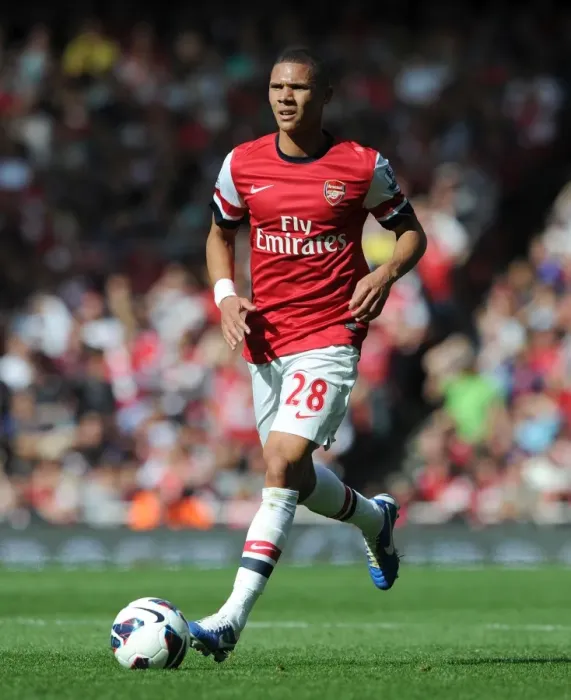 Framed Print : Arsenal vs Chelsea: Kieran Gibbs in Action (2012-13)