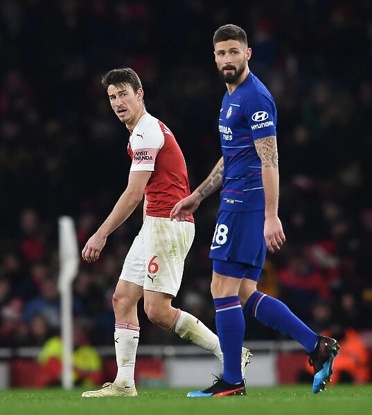 Arsenal vs. Chelsea: Koscielny and Giroud Clash in the Premier League
