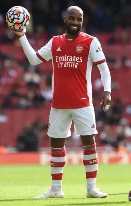 Framed Print : Arsenal vs. Chelsea: Lacazette in Focus - The Pre-Season Clash