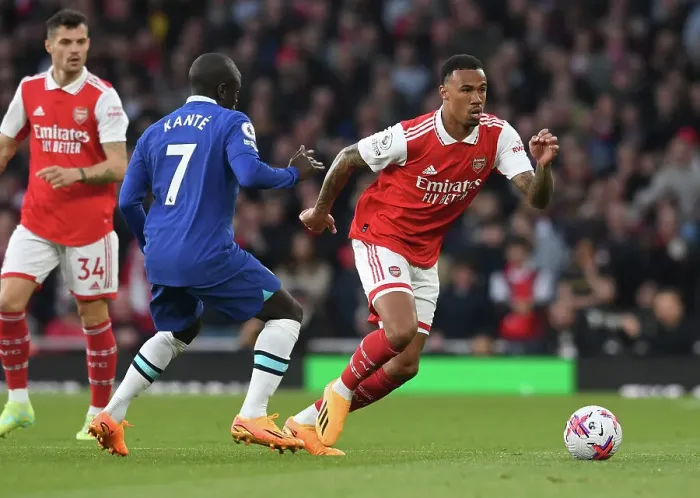 Framed Print : Arsenal vs. Chelsea: Magalhaes vs. Kante Clash in Premier League Showdown