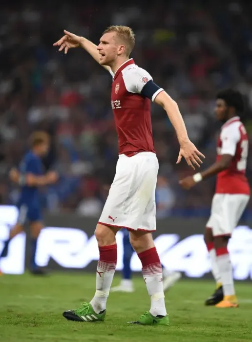 Framed Print : Arsenal vs Chelsea: Per Mertesacker in Pre-Season Clash, Beijing 2017 Framed Print : Arsenal vs Chelsea: Per Mertesacker in Pre-Season Clash, Beijing 2017