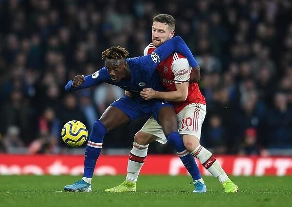 Arsenal vs. Chelsea: Mustafi vs. Abraham - Premier League Clash at Emirates Stadium (December 2019)