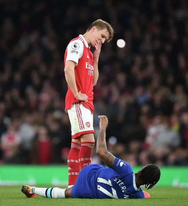 Framed Print : Arsenal vs. Chelsea: A Premier League Showdown (2022-23)