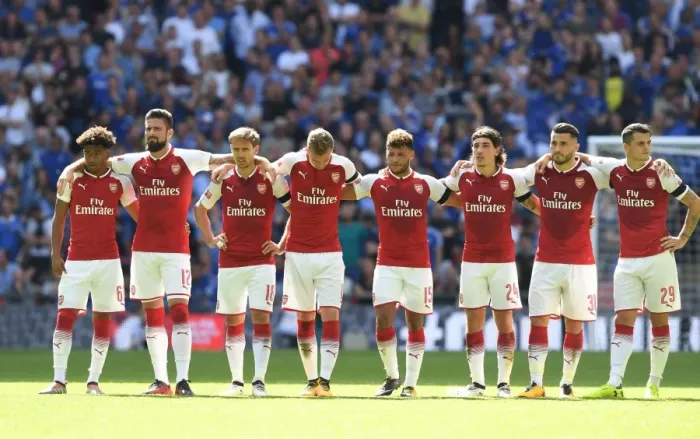 Framed Print : Arsenal vs. Chelsea Showdown: FA Community Shield Battle at Wembley Stadium, 2017