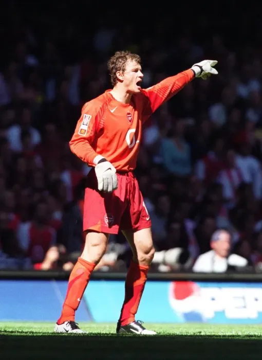 Framed Print : Arsenal vs. Chelsea Showdown: Jens Lehmann in Action at The Millennium Stadium, FA Community Shield 2005