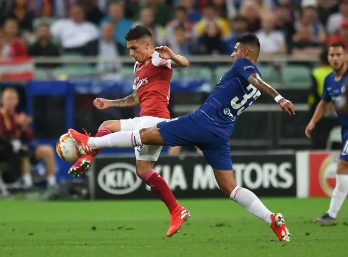 Framed Print : Arsenal vs. Chelsea Showdown: Torreira vs. Emerson - Europa League Final Battle Framed Print : Arsenal vs. Chelsea Showdown: Torreira vs. Emerson - Europa League Final Battle