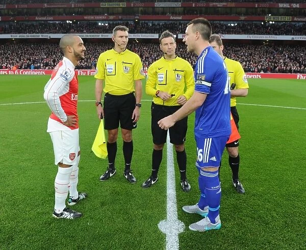 Arsenal vs. Chelsea: Walcott and Terry - A Premier League Rivalry Face-Off at Emirates Stadium