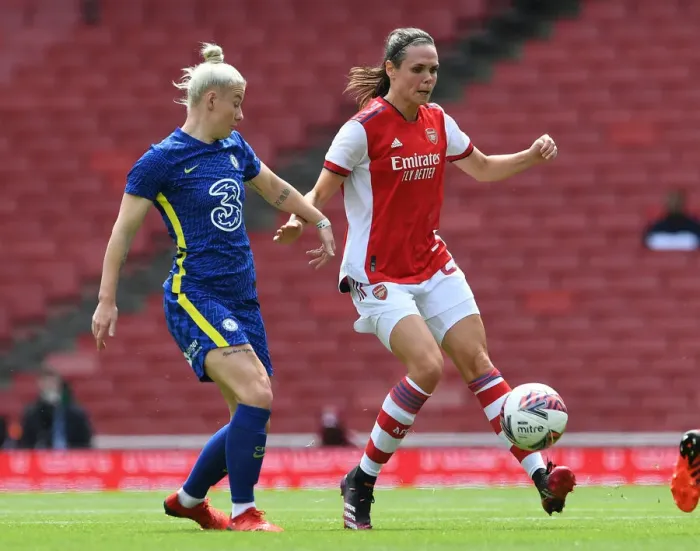 Framed Print : Arsenal vs. Chelsea: Women's Football Rivalry Heats Up at Emirates Stadium Framed Print : Arsenal vs. Chelsea: Women's Football Rivalry Heats Up at Emirates Stadium