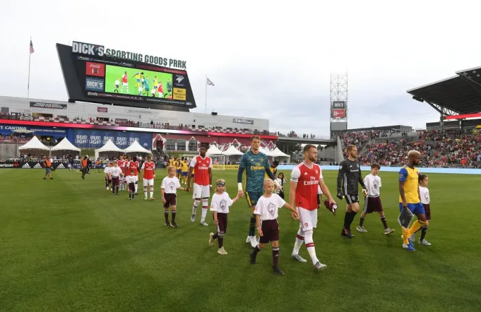 Framed Print : Arsenal vs Colorado Rapids: Calum Chambers Leads Gunners in 2019 Pre-Season Clash