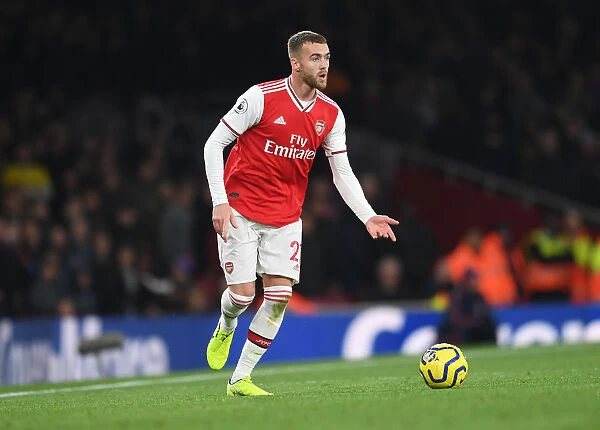 Arsenal vs Crystal Palace: Calum Chambers in Action at Emirates Stadium