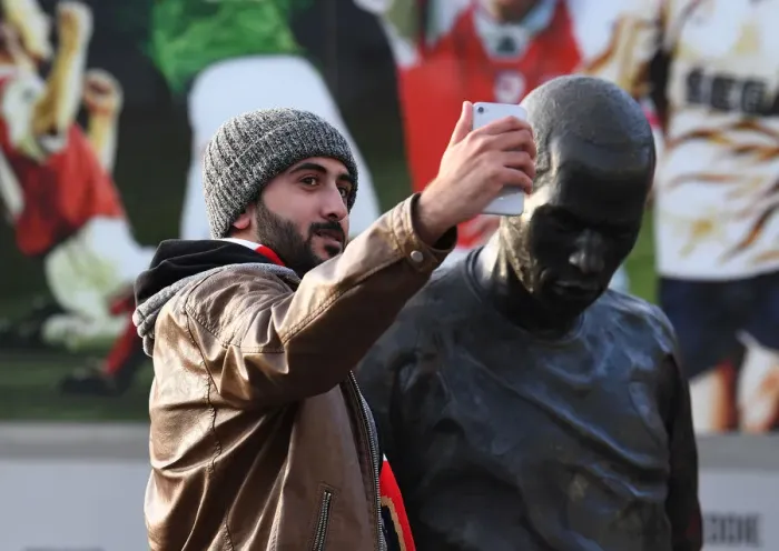 Framed Print : Arsenal vs. Crystal Palace: Excited Fans Gather at Emirates Stadium for Premier League Clash Framed Print : Arsenal vs. Crystal Palace: Excited Fans Gather at Emirates Stadium for Premier League Clash
