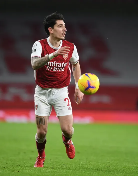 Framed Print : Arsenal vs Crystal Palace: Hector Bellerin at Empty Emirates Stadium - Premier League 2020-21