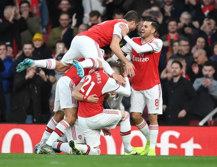 Framed Print : Arsenal vs Crystal Palace: Premier League Clash at Emirates Stadium, October 2019 Framed Print : Arsenal vs Crystal Palace: Premier League Clash at Emirates Stadium, October 2019