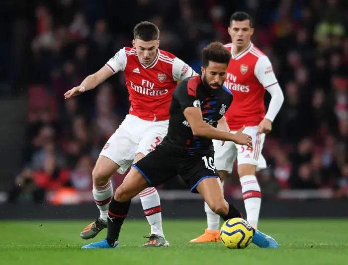 Framed Print : Arsenal vs Crystal Palace: Tierney vs Townsend - Premier League Clash at Emirates Stadium