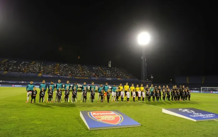 Framed Print : Arsenal vs Dinamo Zagreb: UEFA Champions League Clash at Maksimir Stadium, September 2015 Framed Print : Arsenal vs Dinamo Zagreb: UEFA Champions League Clash at Maksimir Stadium, September 2015