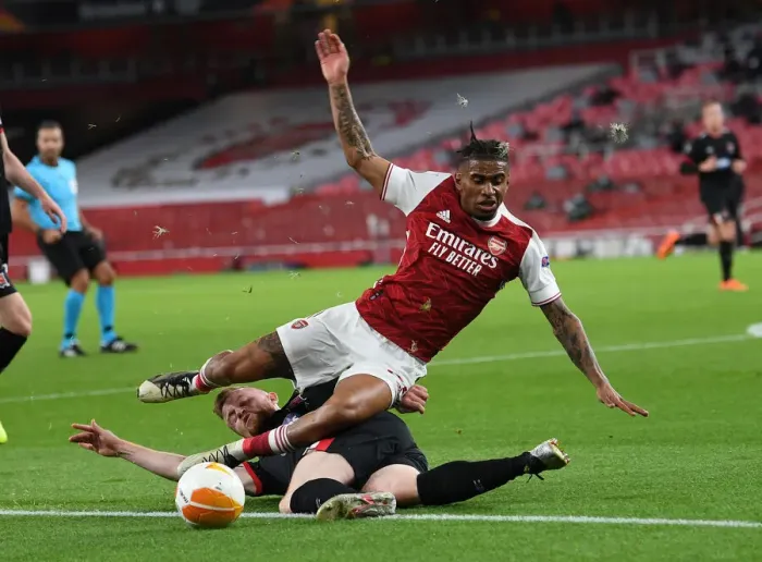 Framed Print : Arsenal vs Dundalk: Emirates Stadium Battle in Empty UEFA Europa League Match Framed Print : Arsenal vs Dundalk: Emirates Stadium Battle in Empty UEFA Europa League Match
