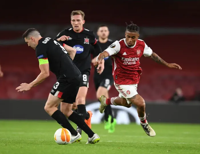 Framed Print : Arsenal vs Dundalk: Empty Emirates Stadium - UEFA Europa League (2020-21) Framed Print : Arsenal vs Dundalk: Empty Emirates Stadium - UEFA Europa League (2020-21)