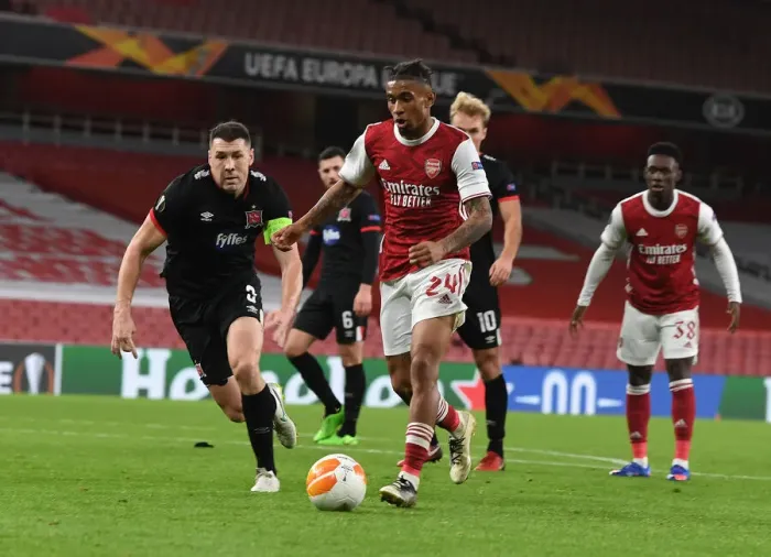 Framed Print : Arsenal vs Dundalk: Empty Emirates Stadium - UEFA Europa League Match, October 2020 Framed Print : Arsenal vs Dundalk: Empty Emirates Stadium - UEFA Europa League Match, October 2020