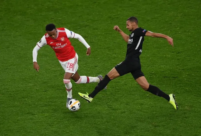 Framed Print : Arsenal vs Eintracht Frankfurt: Battle in Europa League Group F (2019-20)