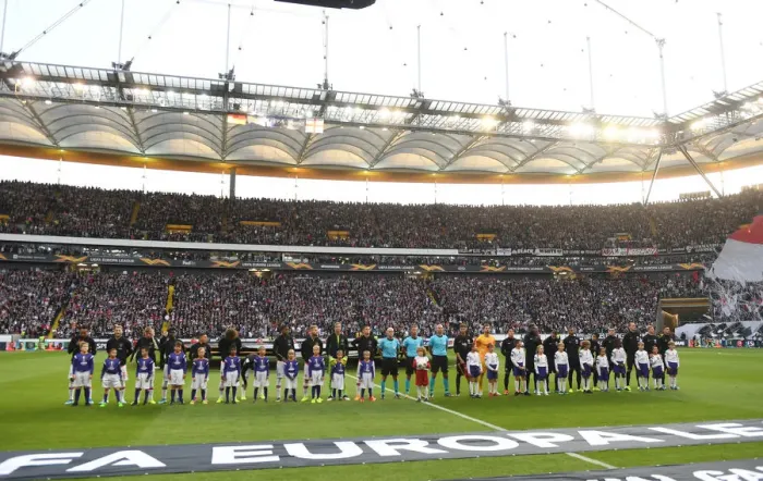 Framed Print : Arsenal vs. Eintracht Frankfurt: UEFA Europa League Clash in Frankfurt (September 2019)