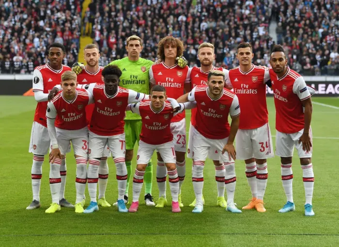 Framed Print : Arsenal vs. Eintracht Frankfurt: UEFA Europa League Showdown in Frankfurt