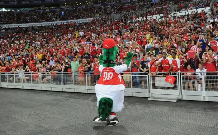 Framed Print : Arsenal vs. Everton: 2015 Barclays Asia Trophy Clash in Singapore