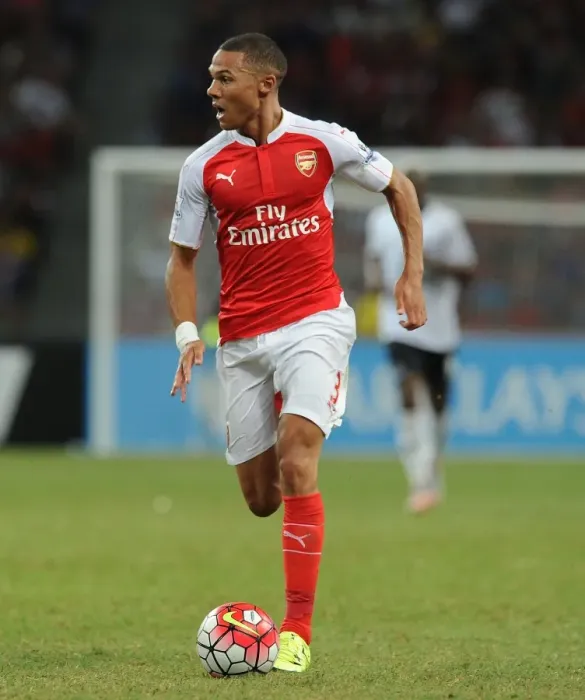 Framed Print : Arsenal vs. Everton: 2015 Barclays Asia Trophy in Singapore