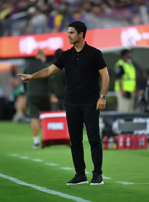 Framed Print : Arsenal vs. FC Barcelona: Mikel Arteta's Pre-Season Showdown at SoFi Stadium (2023-24) Framed Print : Arsenal vs. FC Barcelona: Mikel Arteta's Pre-Season Showdown at SoFi Stadium (2023-24)