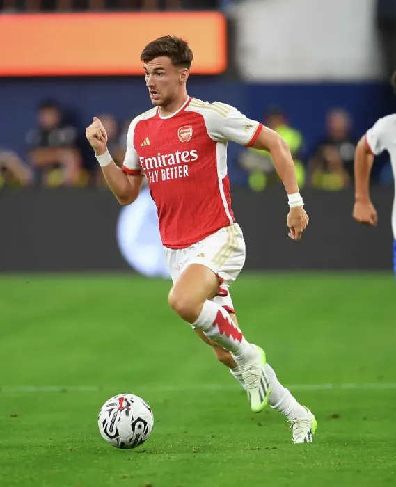 Framed Print : Arsenal vs. FC Barcelona: Tierney's Performance at the 2023 Pre-Season Clash in SoFi Stadium Framed Print : Arsenal vs. FC Barcelona: Tierney's Performance at the 2023 Pre-Season Clash in SoFi Stadium