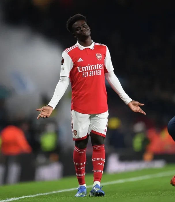 Framed Print : Arsenal vs FC Zurich: Bukayo Saka in Action - UEFA Europa League Group A (2022-23)