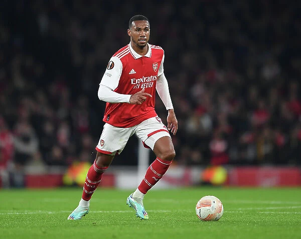 Arsenal vs FC Zurich: Gabriel Magalhaes in Action - UEFA Europa League Group A (2022-23)