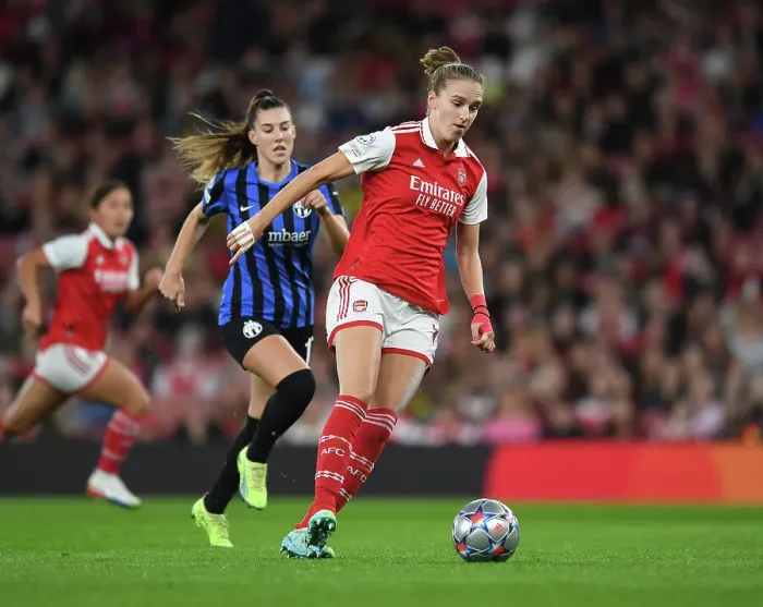 Framed Print : Arsenal vs. FC Zurich: Vivianne Miedema in Action - UEFA Women's Champions League Group C
