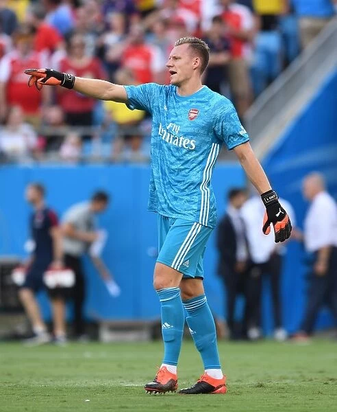 Arsenal vs. Fiorentina: Bernd Leno in Action at 2019 International Champions Cup, Charlotte