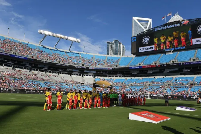 Framed Print : Arsenal vs. Fiorentina: International Champions Cup Clash in Charlotte, 2019