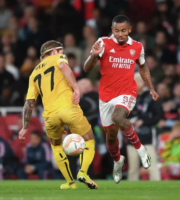 Framed Print : Arsenal vs FK Bodo / Glimt: Gabriel Jesus Faces Off in Europa League Clash Framed Print : Arsenal vs FK Bodo / Glimt: Gabriel Jesus Faces Off in Europa League Clash