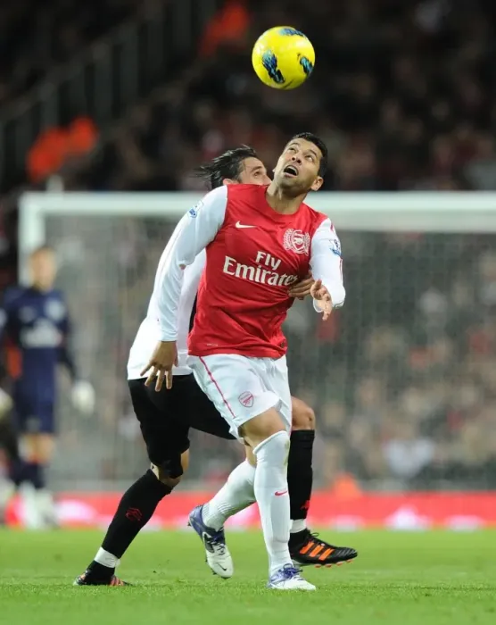 Framed Print : Arsenal vs Fulham: Andre Santos in Action at the Emirates Stadium (Premier League 2011-12) Framed Print : Arsenal vs Fulham: Andre Santos in Action at the Emirates Stadium (Premier League 2011-12)