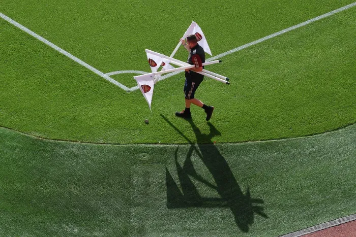 Framed Print : Arsenal vs Fulham: Pre-Match Preparations at Emirates Stadium (2023-24) Framed Print : Arsenal vs Fulham: Pre-Match Preparations at Emirates Stadium (2023-24)