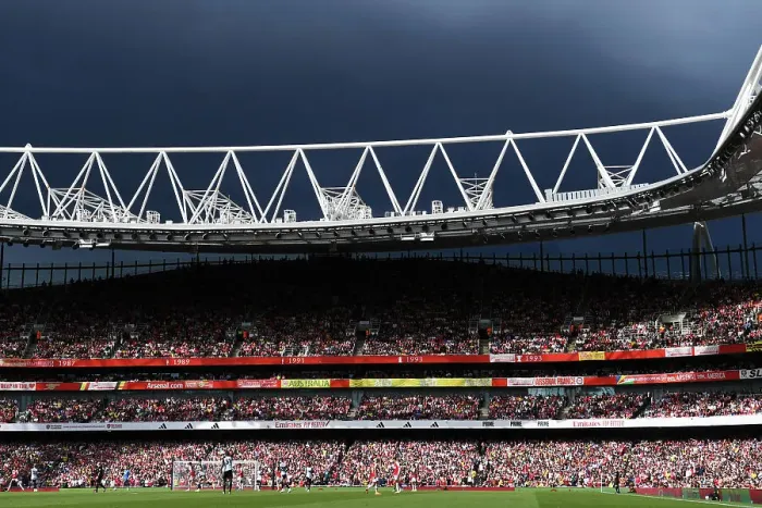 Framed Print : Arsenal vs Fulham: Premier League Clash at Emirates Stadium (2023-24)