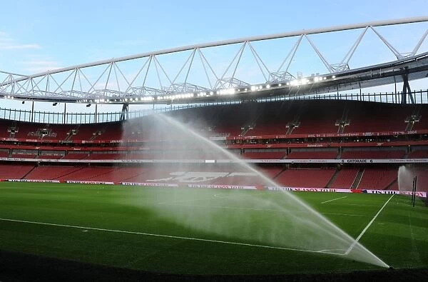 Arsenal vs Hull City: Pre-Match Preparations at Emirates Stadium (2013-14)