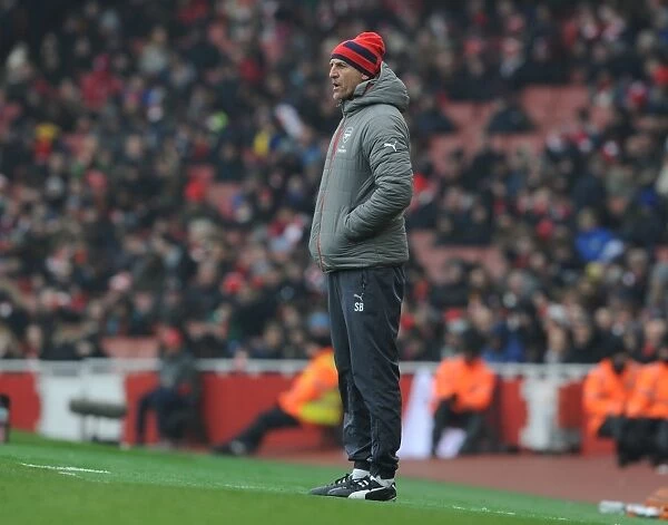 Arsenal vs Hull City: Steve Bould at the Emirates