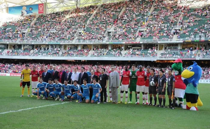 Framed Print : Arsenal vs Kitchee: Pre-Season Friendly, 2012 Framed Print : Arsenal vs Kitchee: Pre-Season Friendly, 2012