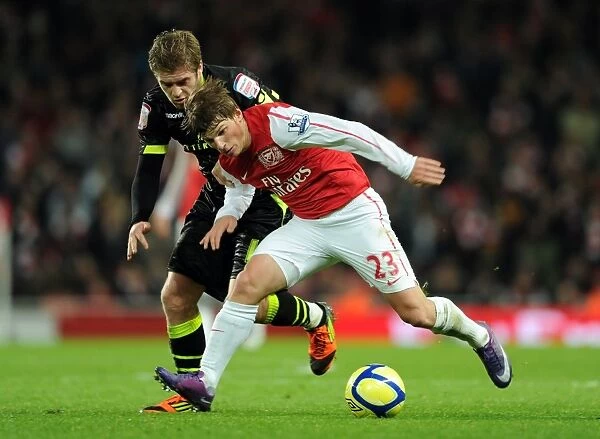 Arsenal vs Leeds United: Andrey Arshavin Clashes with Adam Clayton in FA Cup Third Round