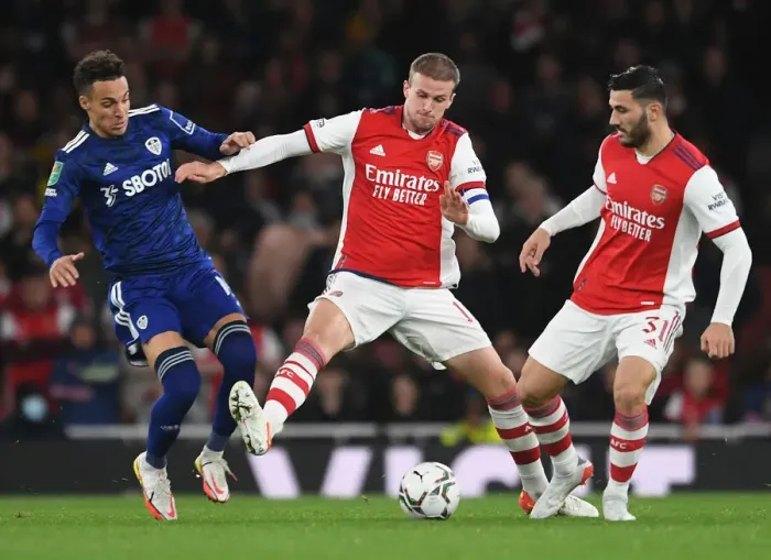 Framed Print : Arsenal vs Leeds United: Carabao Cup Showdown at Emirates Stadium