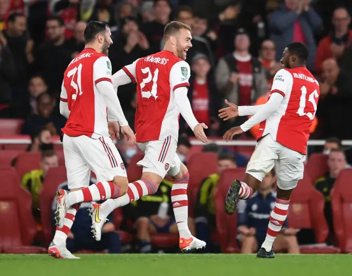 Framed Print : Arsenal vs Leeds United: Carabao Cup Showdown at Emirates Stadium Framed Print : Arsenal vs Leeds United: Carabao Cup Showdown at Emirates Stadium