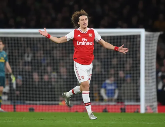 Framed Print : Arsenal vs Leeds United: FA Cup Battle - David Luiz's Inspiring Performance